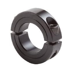 1-1/2 INCH 2 PIECE BLACK OXIDE CLAMP