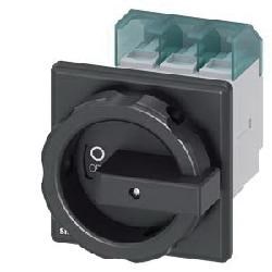 DISC SWTCH 3P BLK ROTARY 63A 1HOLE DOOR