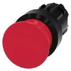 PUSHBUTTON  MOM  RED  MH CAP O30MM