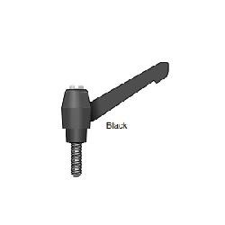 Ratchet Handle, Black, Male, Plated 1/4-