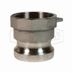 DIXON 4IN TYPE A ADAPTER STAINLESS STEEL