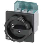 DISC SWTCH 3P BLK ROTARY 32A 4HOLE DOOR