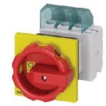 DISC SWITCH 3P R/Y ROTARY 25A 1HOLE DOOR