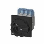 DISC SWITCH 3P BLK ROTARY 25A 4HOLE DOOR