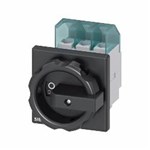 DISC SWITCH 3P BLK ROTARY 25A 4HOLE DOOR