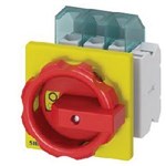 DISC SWITCH 3P R/Y ROTARY 25A 4HOLE DOOR