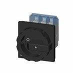 DISC SWTCH 3P BLK ROTARY 63A 4HOLE DOOR